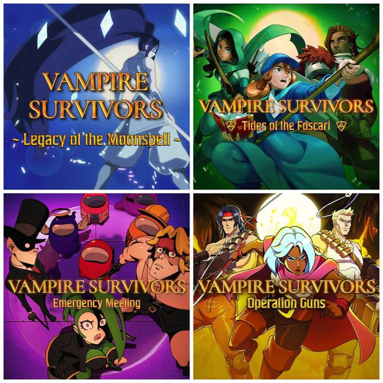 [Nintendo Switch] Vampire Survivors (all DLC on sale too) - PEGI 12