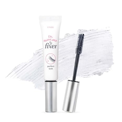 ETUDE Dr. Mascara Fixer For Perfect Lash 01 (Natural Volume Up) NEW 21AD | Long-Lasting Smudge-Proof Mascara Fixer with Care Effect | Eyelash Primer | Korean Makeup